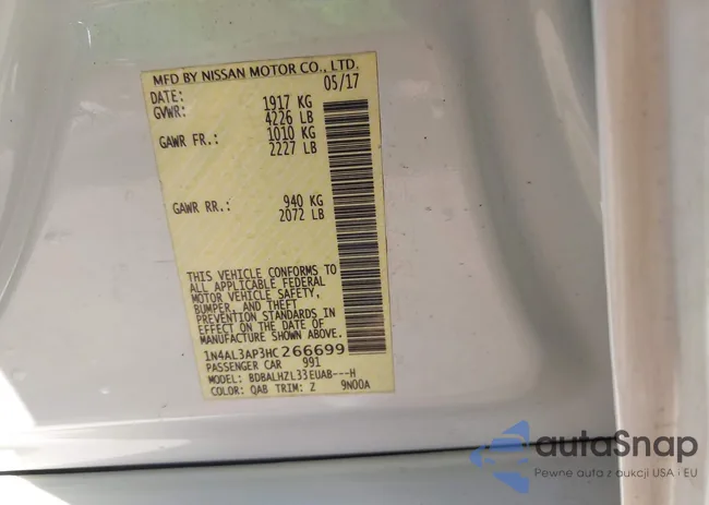 1N4AL3AP3HC266699: 43606953