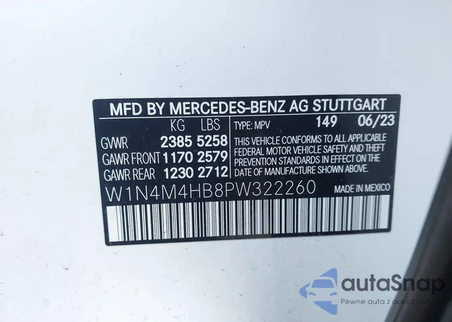 W1N4M4HB8PW322260: 43608380