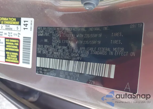 5TDJZ3DC7LS238865: 43608509