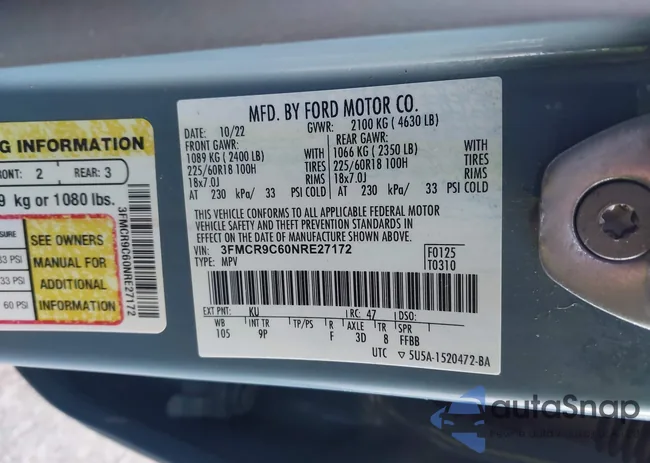 3FMCR9C60NRE27172: 43608552