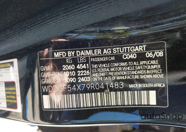 WDDGF54X79R041483: 43607942