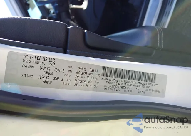 1C4RJFBG1HC792560: 43608069