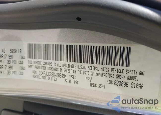 1C4PJLCB9GW282494: 43609304