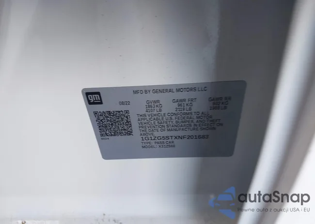 1G1ZG5STXNF201683: 43609404