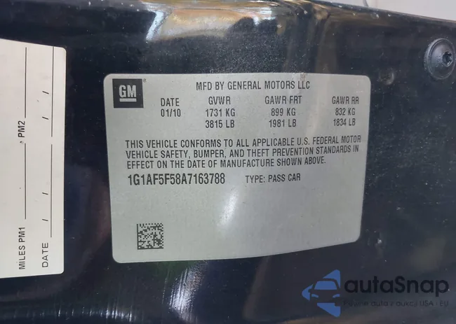 1G1AF5F58A7163788: 43609435