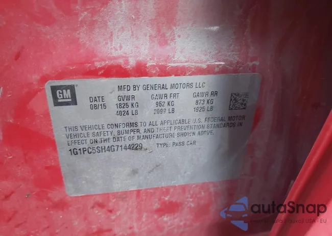 1G1PC5SH4G7144229: 43609570