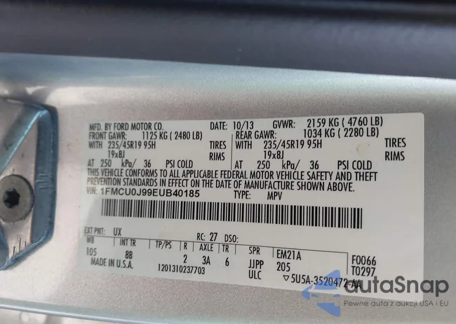 1FMCU0J99EUB40185: 43608918