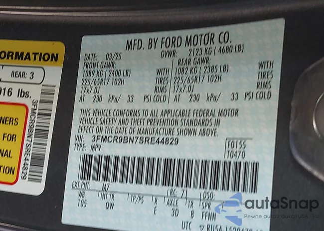 3FMCR9BN7SRE44829: 43608921