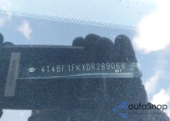 4T4BF1FKXDR289068: 43609134
