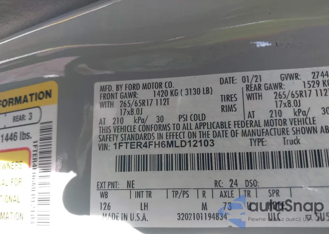 1FTER4FH6MLD12103: 43609216