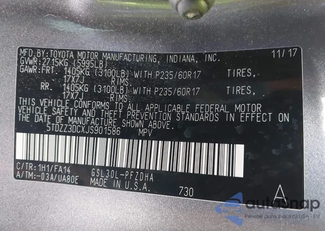 5TDZZ3DCXJS901586: 43609944