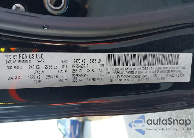 3C4PDCBG3HT526961: 43611502