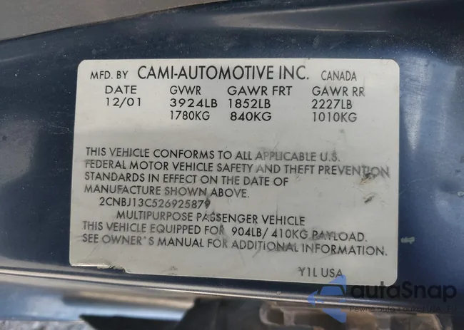 2CNBJ13C526925879: 43611554