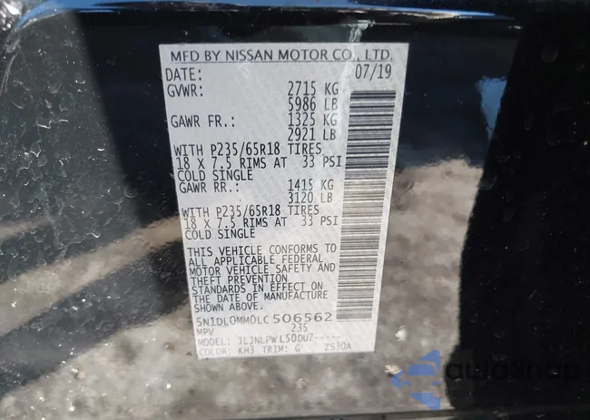 5N1DL0MM0LC506562: 43611806