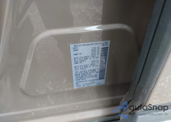 5N1DR3DJ2RC314820: 43612390