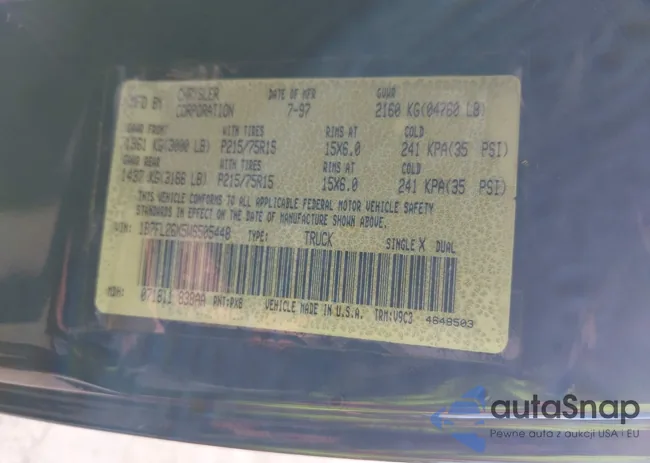 1B7FL26X5WS505448: 43612553