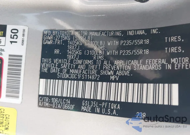 5TDDK3DC1FS114872: 43612190