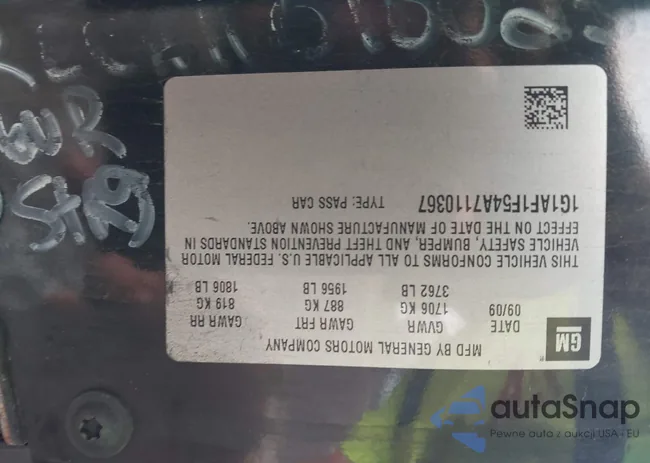 1G1AF1F54A7110367: 43612245