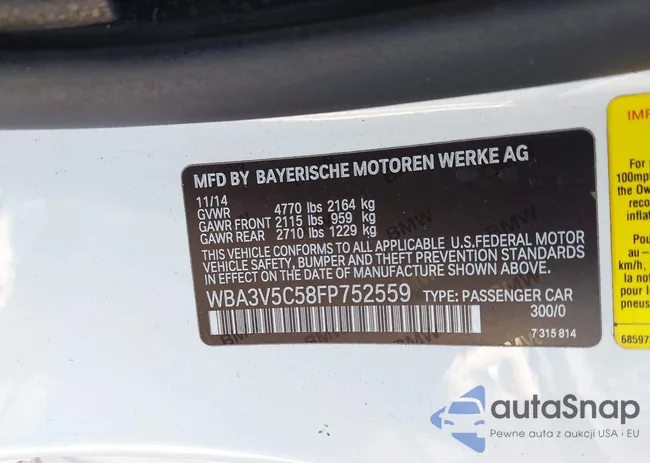 WBA3V5C58FP752559: 43613616