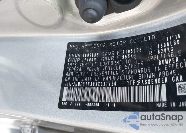 JHMFC1F30JX031720: 43613652