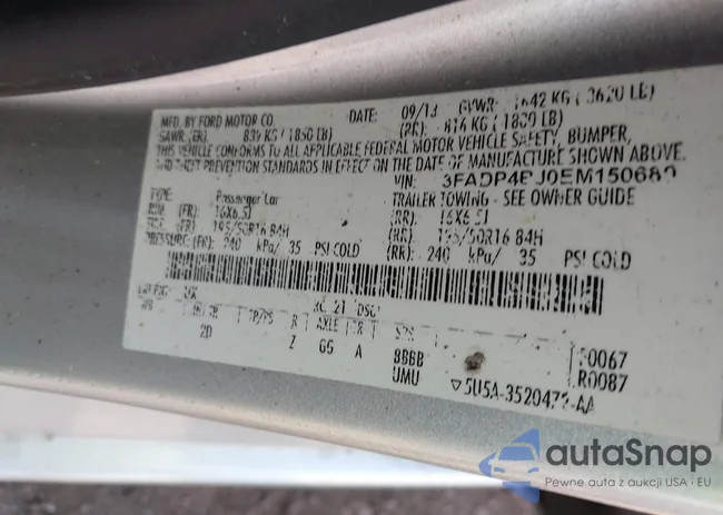 3FADP4BJ0EM150680: 43613687