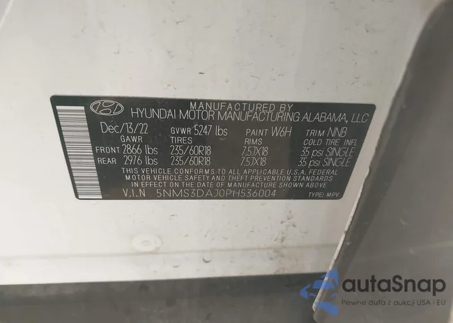 5NMS3DAJ0PH536004: 43612961