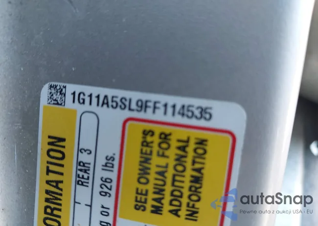 1G11A5SL9FF114535: 43614037