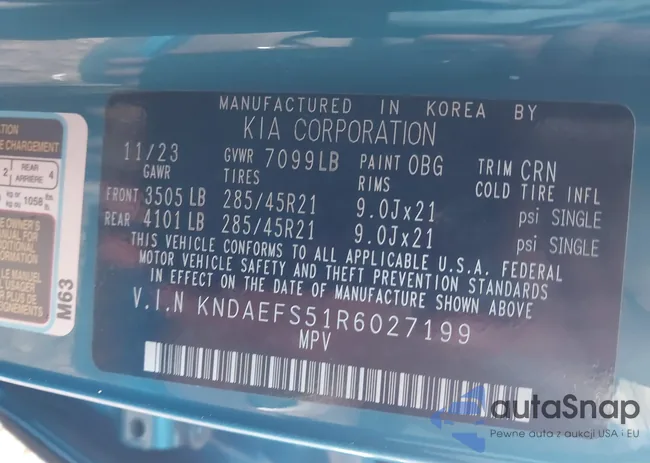 KNDAEFS51R6027199: 43614239