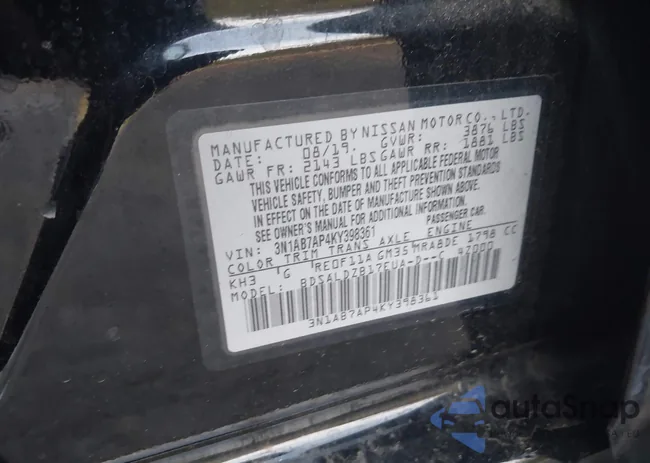 3N1AB7AP4KY398361: 43614283