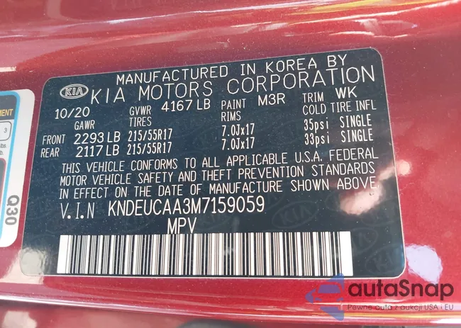 KNDEUCAA3M7159059: 43615662