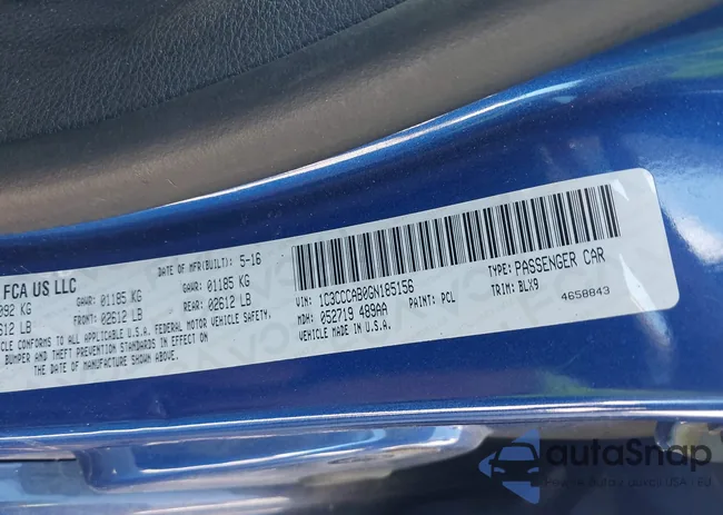 1C3CCCAB0GN185156: 43615745