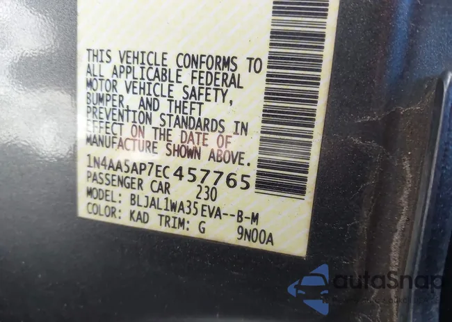 1N4AA5AP7EC457765: 43614921