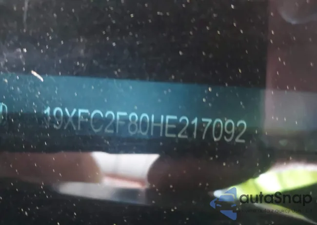 19XFC2F80HE217092: 43615091