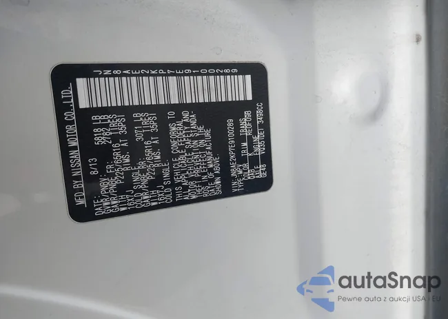 JN8AE2KP7E9100289: 43615239