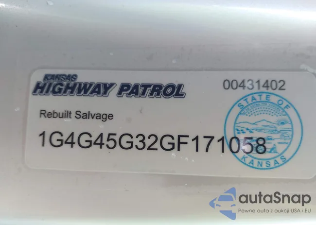 1G4G45G32GF171058: 43616657