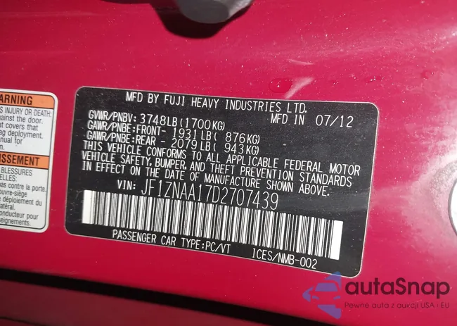 JF1ZNAA17D2707439: 43616767