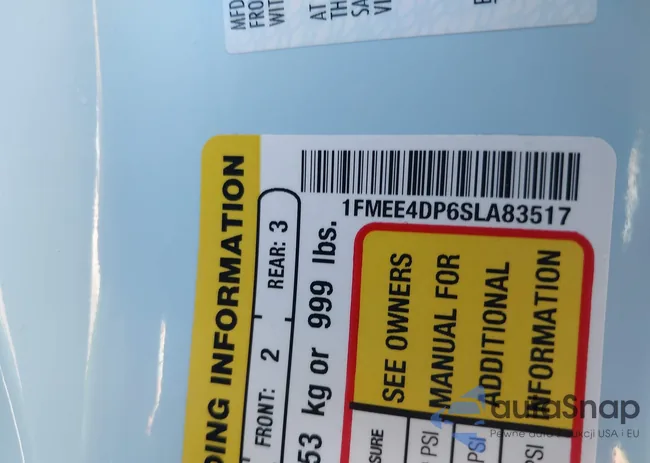 1FMEE4DP6SLA83517: 43616032