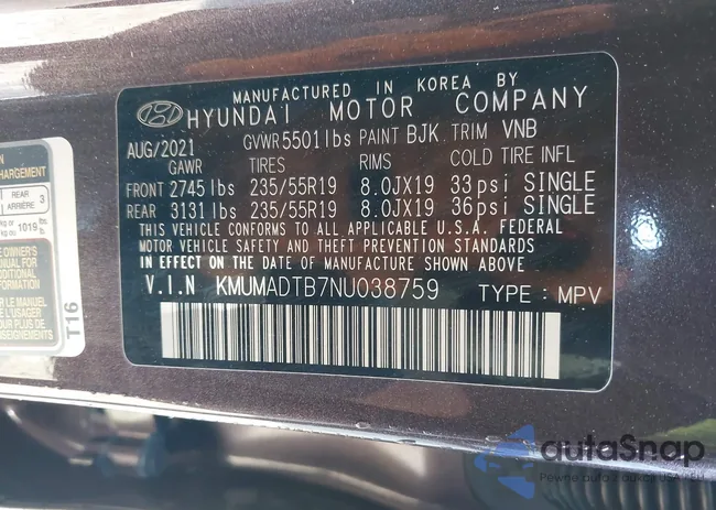 KMUMADTB7NU038759: 43616035