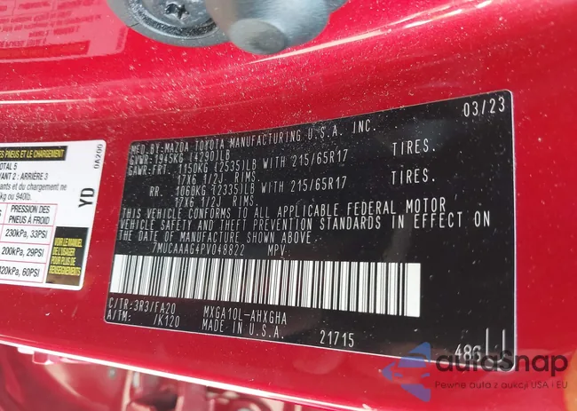 7MUCAAAG4PV048822: 43616042