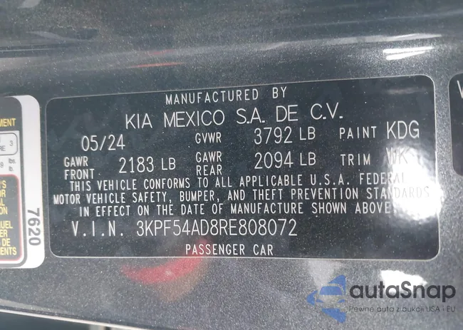 3KPF54AD8RE808072: 43617505