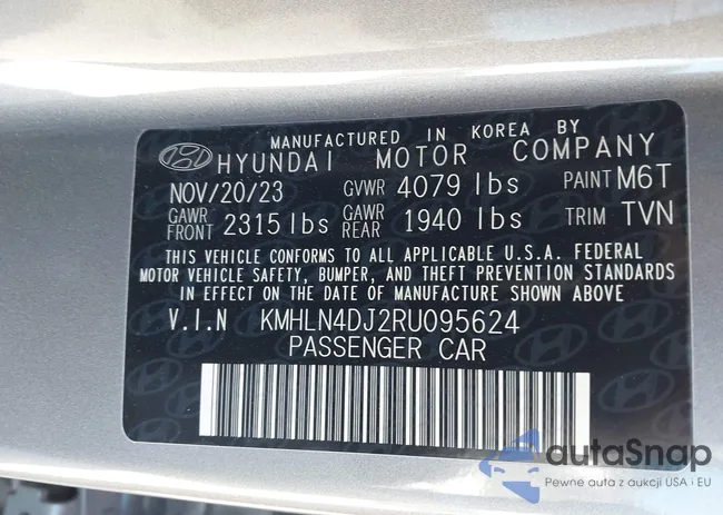 KMHLN4DJ2RU095624: 43617651