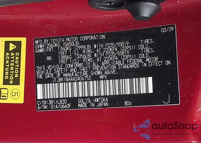 JTJBK1BA4A2406753: 43617020