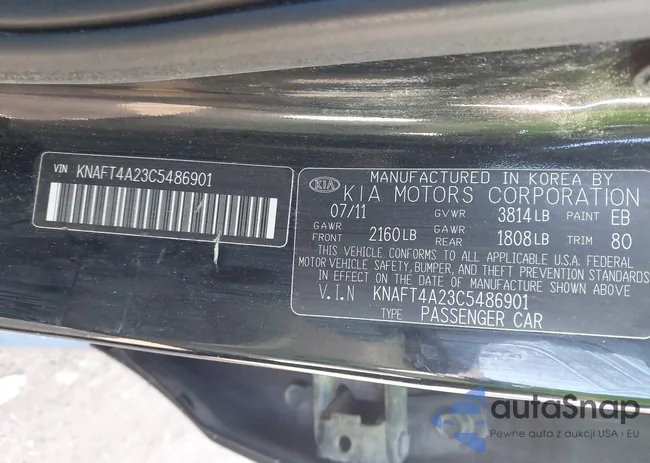 KNAFT4A23C5486901: 43618438