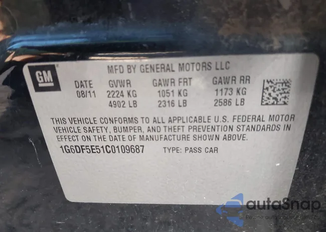 1G6DF5E51C0109687: 43618556