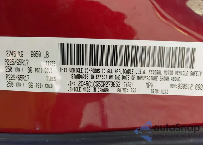 2C4RC1CG5CR273653: 43618646