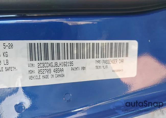 2C3CDXGJ8LH162195: 43618117