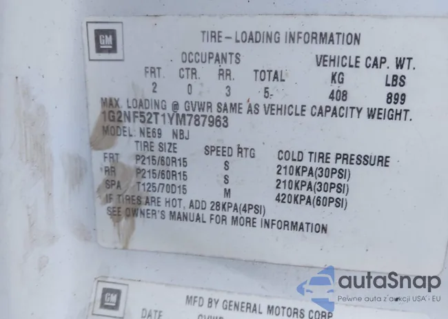 1G2NF52T1YM787963: 43618273