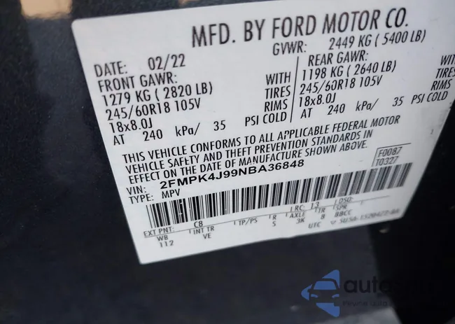 2FMPK4J99NBA36848: 43619510