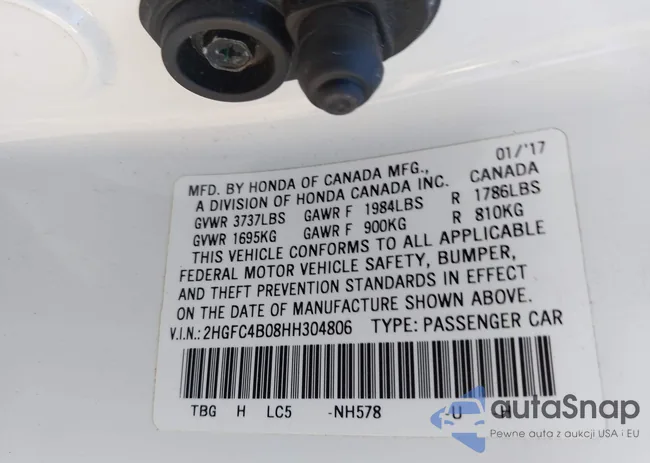 2HGFC4B08HH304806: 43619713