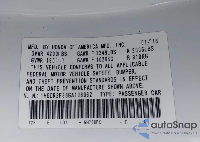 1HGCR2F38GA106962: 43619778